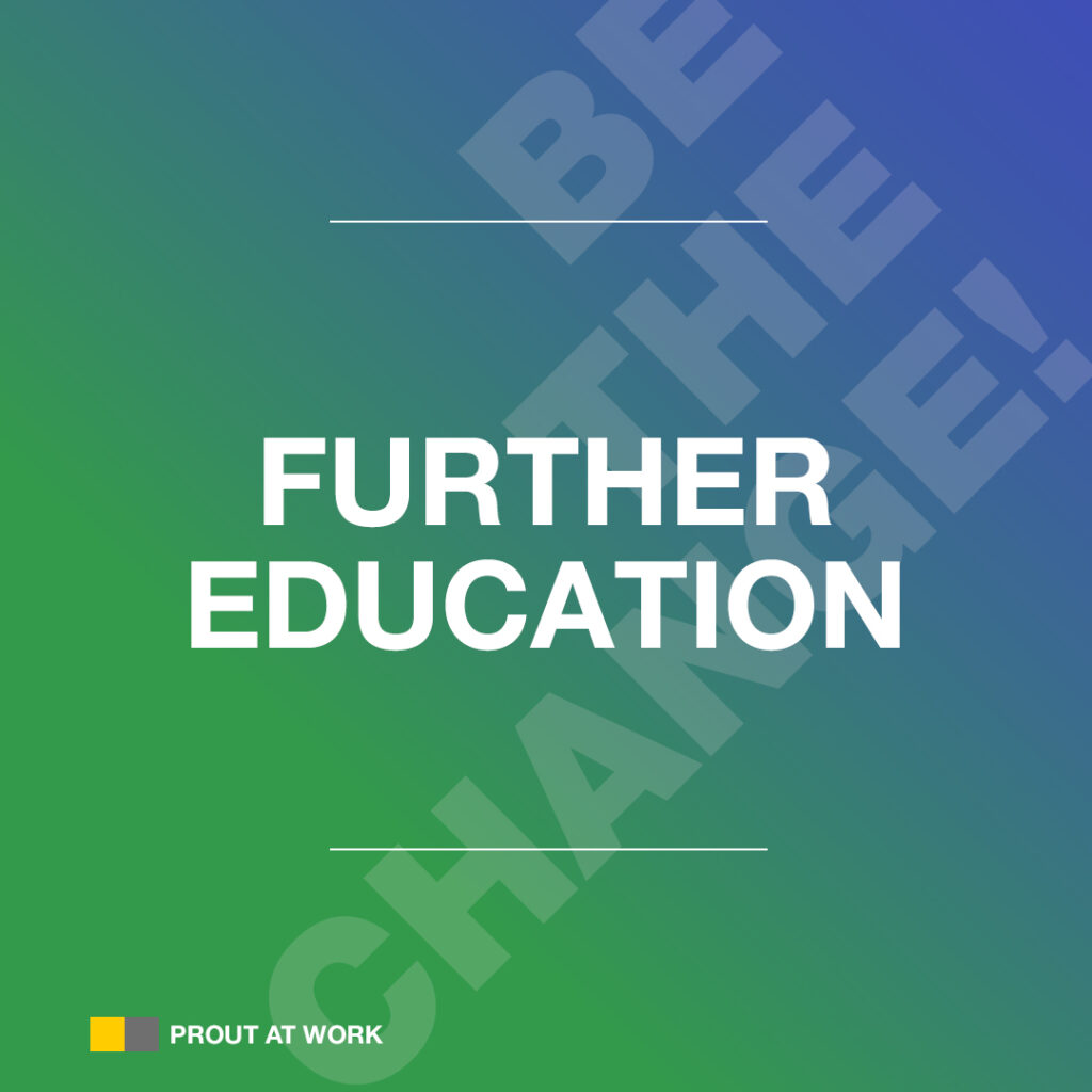 PROUT AT WORK benefit: Further education