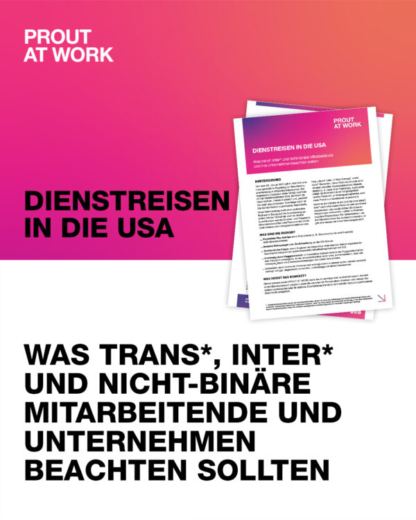 Dienstreisen in die USA
